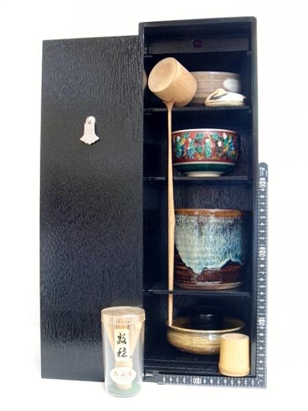 激安スタート　長期保管　茶道具セット　短冊箱付　骨董＊い3408