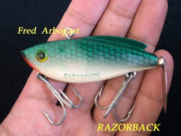 Old Fred Arbogast ”Razorback” アーボガスト/saurusjitterbug(バイブレーション)|売買された ...