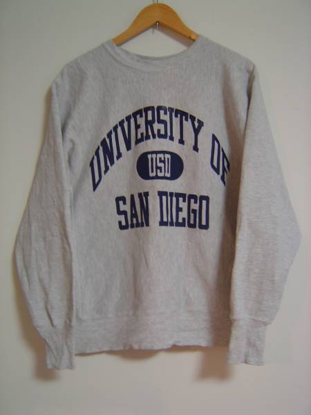 90sチャンピオンChampionスウェットUSA製LカレッジRWリバース