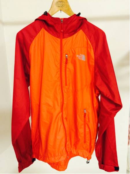 ノースフェイス ジオスフィアジャケット メンズLサイズ レッド_1