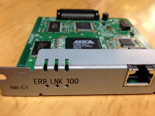 送無★CANON LBP5600 LBP3300等NB-C1 内蔵型 プリントサーバー