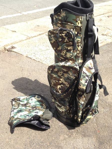 pearly gates パーリーゲイツ ゴルフバッグ キャディバッグ 迷彩