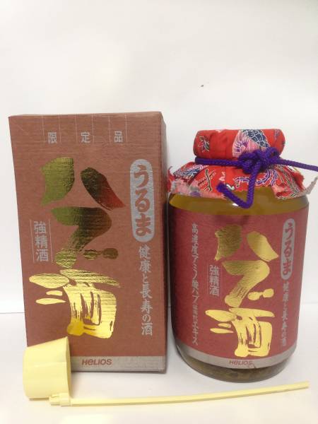 飲料・酒 【新品】 うるま ハブ酒 強精酒 ラム酒漬け 5年熟希
