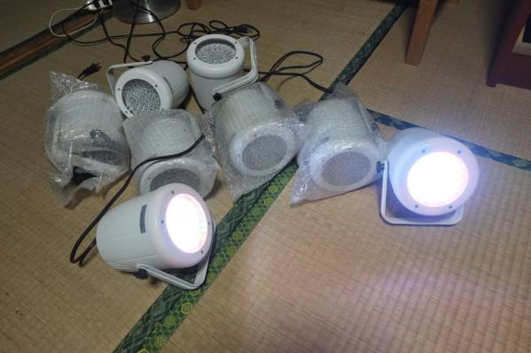【6個セット】DMX512 LEDスポット小型照明　ALKALITE　中古