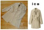 ★送料無★新品★ iCB トレンチコート ★大きいサイズ 42 値下可