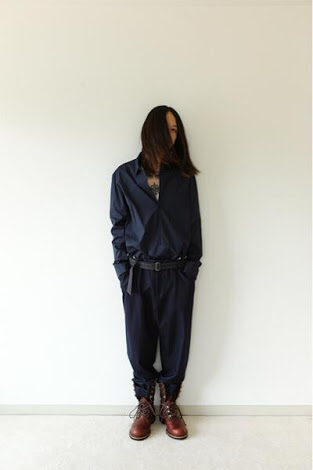 SUNSEA 14AW wool stripe pants unused facetasm