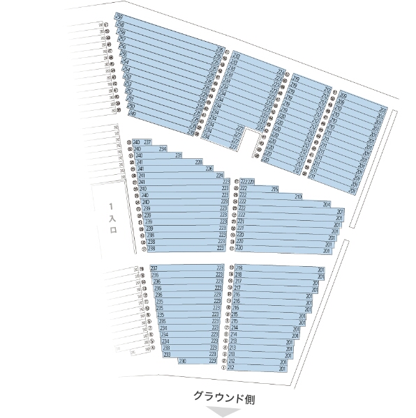 10/16(金) ヤクルト 対 読売 巨人 外野B ライト 通路側 ペア席