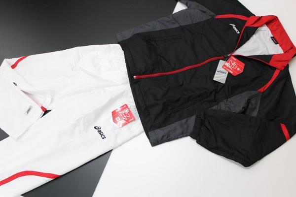 18★アシックスasics上下セット黒白[SETXA72390-XA76301-L]五