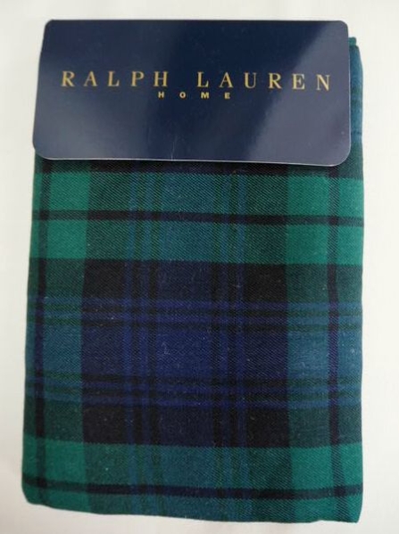 ラルフローレン☆ブラックウォッチ クッションカバー 65x65cm