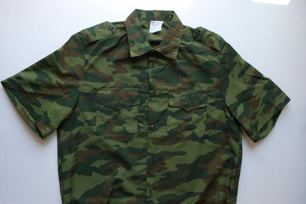 ロシア軍　実物　迷彩服　半袖　上着　フローラパターン迷彩　1