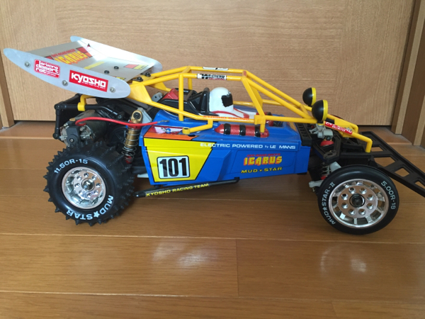 【美品】京商 イカルス 未走行 希少ジュラウィング付き