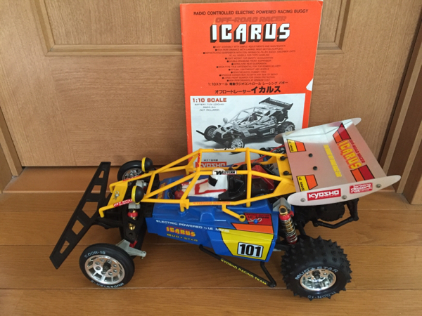 【美品】京商 イカルス 未走行 希少ジュラウィング付き