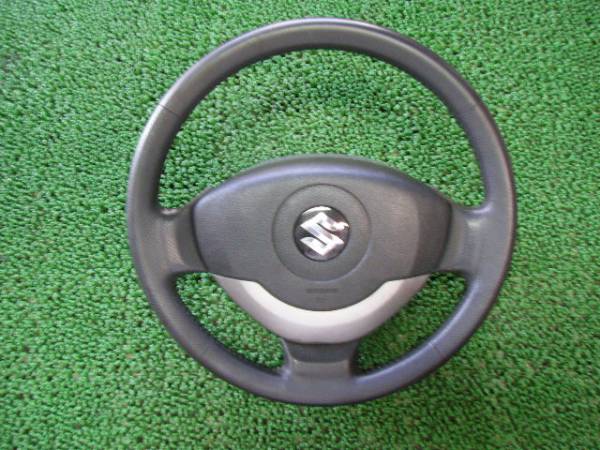 平成18年 ワゴンR RR MH21S 純正レザーハンドル ステアリング