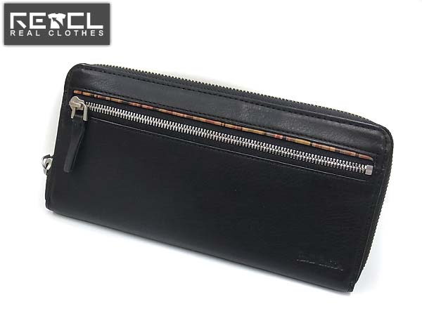 Paul Smith/ポールスミス ラウンドファスナー長財布 黒/PSU817