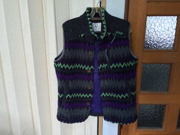 ★エーグル★紫・パープル★フリース★ベスト★レア