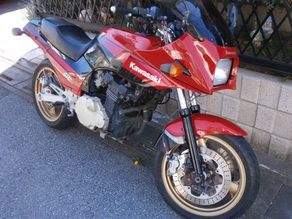 □1円～ □部品取り車 GPZ900R A7 ZX－9ホイール仕様