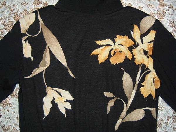 レオナール未着用シルクウール花柄セーター蘭LEONARDコートpucci