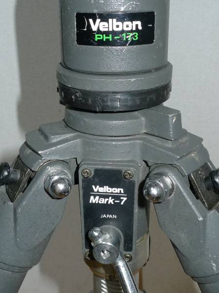 Velbonベルボン Mark-7 mini+PH-173 極太三脚 雲台 ローアングル