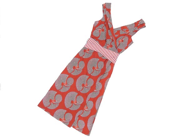 DVF ダイアン コットン デザイン ラップ ドレス ワンピース 2