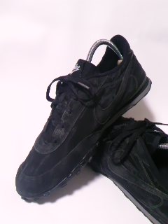 衝撃!定1.5万!ナイキワッフルレーサー牛革ビンテージオレゴン黒