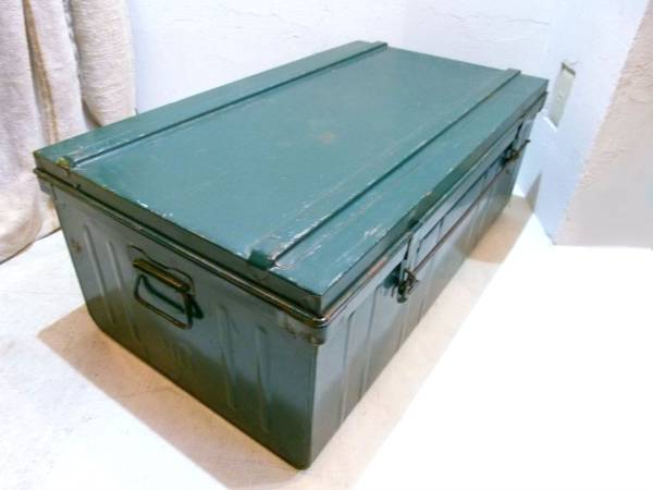 ヴィンテージ 大型 トランクケース ミリタリー 収納箱 什器 米軍
