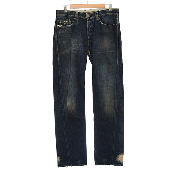 HTC エイチティーシー ヴィンテージ加工デニムパンツM50364