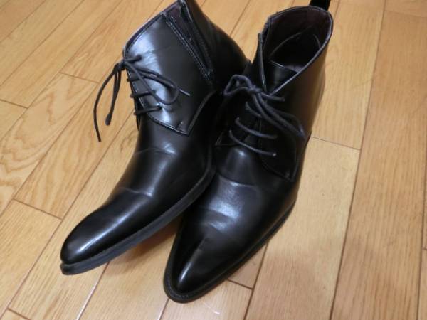 アルフレッドギャレリア 　ヒール高、サイドジッパー　41