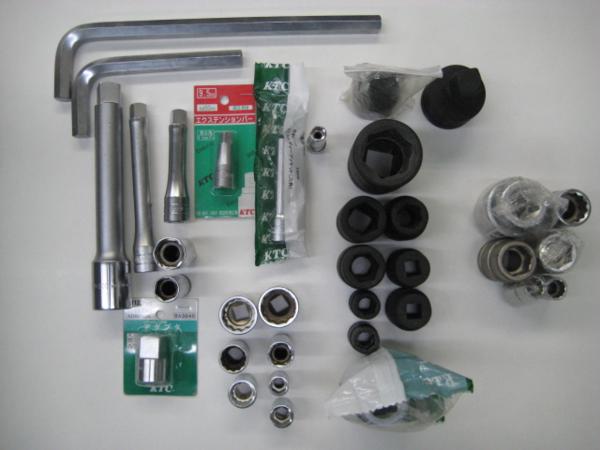 KTC レンチソケット アダプタ29点 TONEのおまけ付 中古 大分発