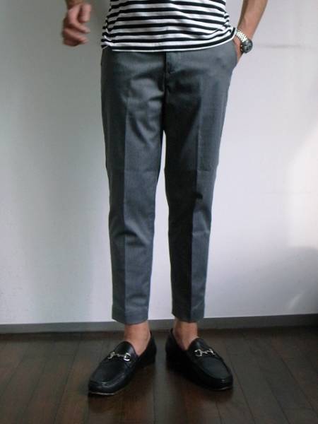 KIFFE アンクル テーパードストレッチ パンツ 34 美品 strato