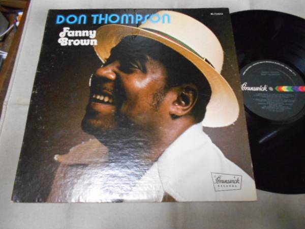 【US盤LP】「DON THOMPSON/Fanny Brown」Brunswick