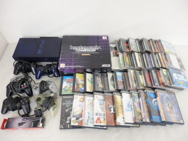 □処分 PS2，コントローラ，ソフト バイオハザード，FF 他 [梱0.5]