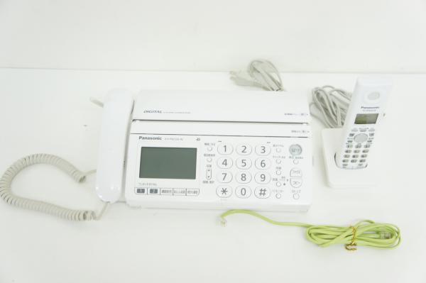動作■パナソニック 子機付デジタルコードレスFAX　KX-PW320-W