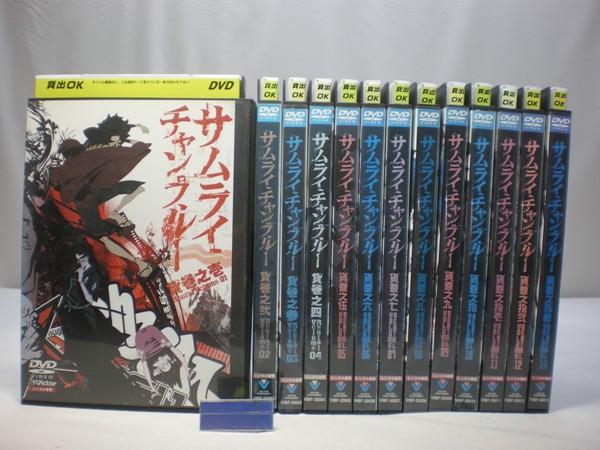 サムライチャンプルー DVD セル品 全13巻セット サムライチャンプルー