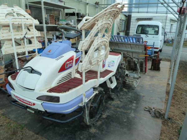 三菱 田植え機 LV5 5条植え 動作OK 278時間 福島 三菱 乗用型