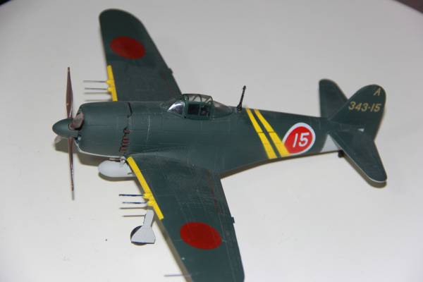 マルシン １/４８ 完成品 海軍局地戦闘機 紫電改 ３４３航空隊