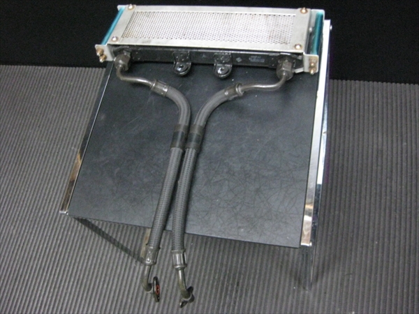 XJR400R純正オイルクーラーASSY　社外キジマ　ガードassy