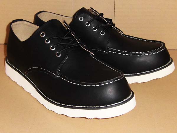 BCR 本革ワークブーツ オックスフォード ブラック 28.0cm