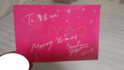 福山雅治　12/24 　X'mas　カード　１枚　送料無料　