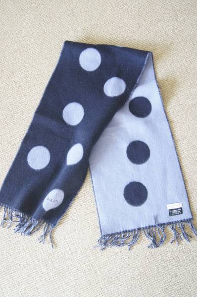 Paul Smith 100％カシミアマフラー　（ドイツ製）