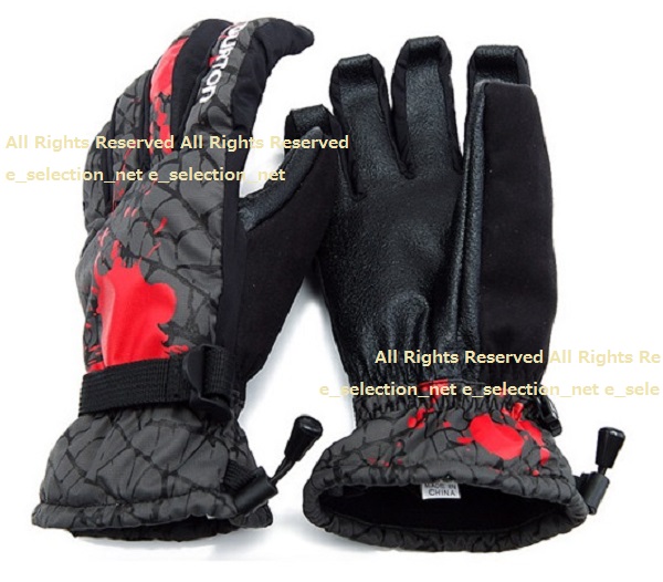 US発*在庫sale*ペイント総柄 スノボグローブ/10 (L)バイク防寒