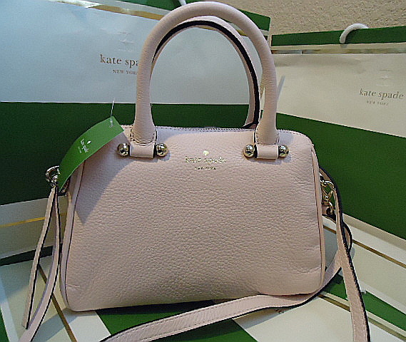 WKRU3297　KATE SPADE3役素敵！高級牛革brantley新品本物 PINK