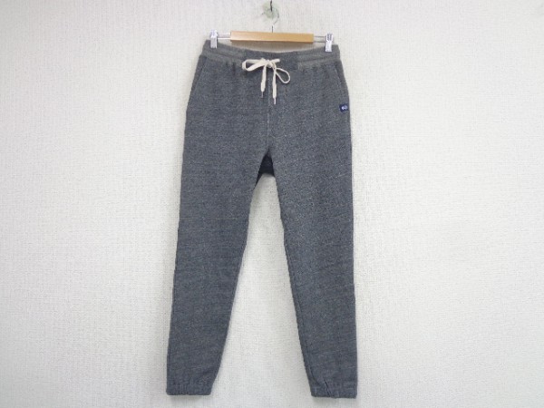 新品 BAYFLOW ベイフロー 霜降り スウェット パンツ グレー M ②
