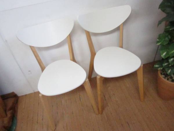 状態良好)イケアNORDMYRAシリーズ・ダイニングチェア2脚セット