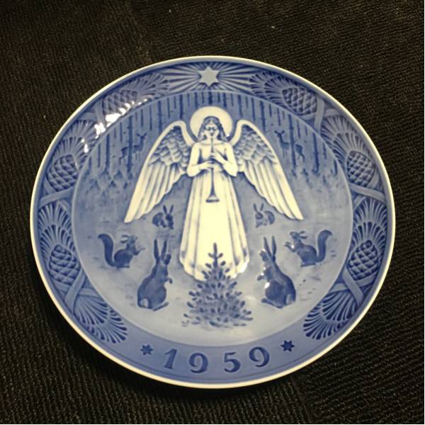 1959年 ロイヤルコペンハーゲン イヤープレート クリスマスの夜 1959年