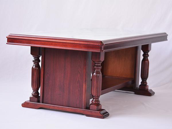 机・テーブル 【希少・送料込】レトロ オールドカリモク センター