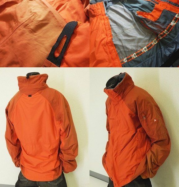 ☆防水!マーモットMarmotスノージャケットMオレンジ☆ 男性用