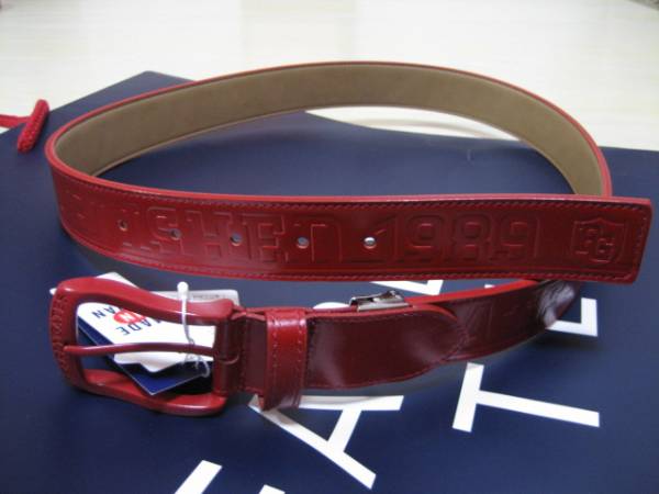 新品タグ付き パーリーゲイツ エンブレム・ロゴ ベルト