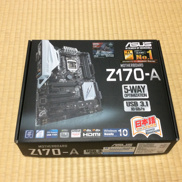 新品(修理交換品) ASUS Z170-A