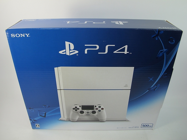 新型 PS4 本体 未使用 プレイステーション4 500GB ホワイト g