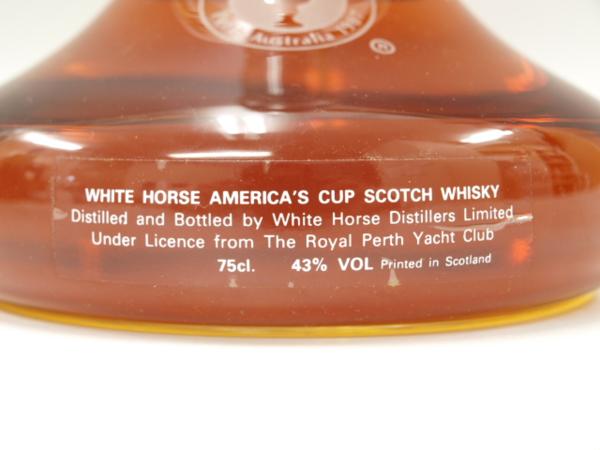 終売未開栓 ホワイトホース アメリカカップ 43% 750ml 終売未開栓 ホワイトホース アメリカカップ 43% 750ml ホワイトホース
